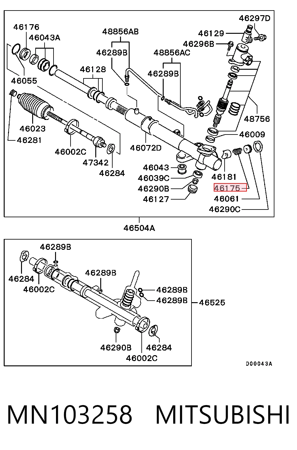 MN103258 Mitsubishi