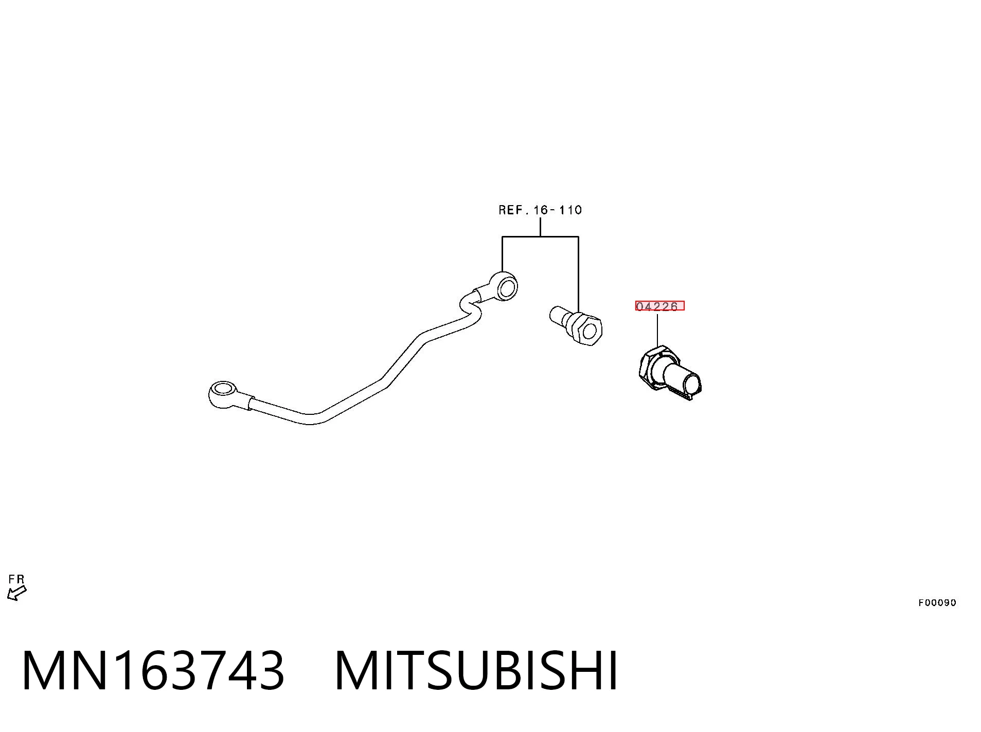 Датчик указателя давления масла на Mitsubishi Pajero IV SHORT V80