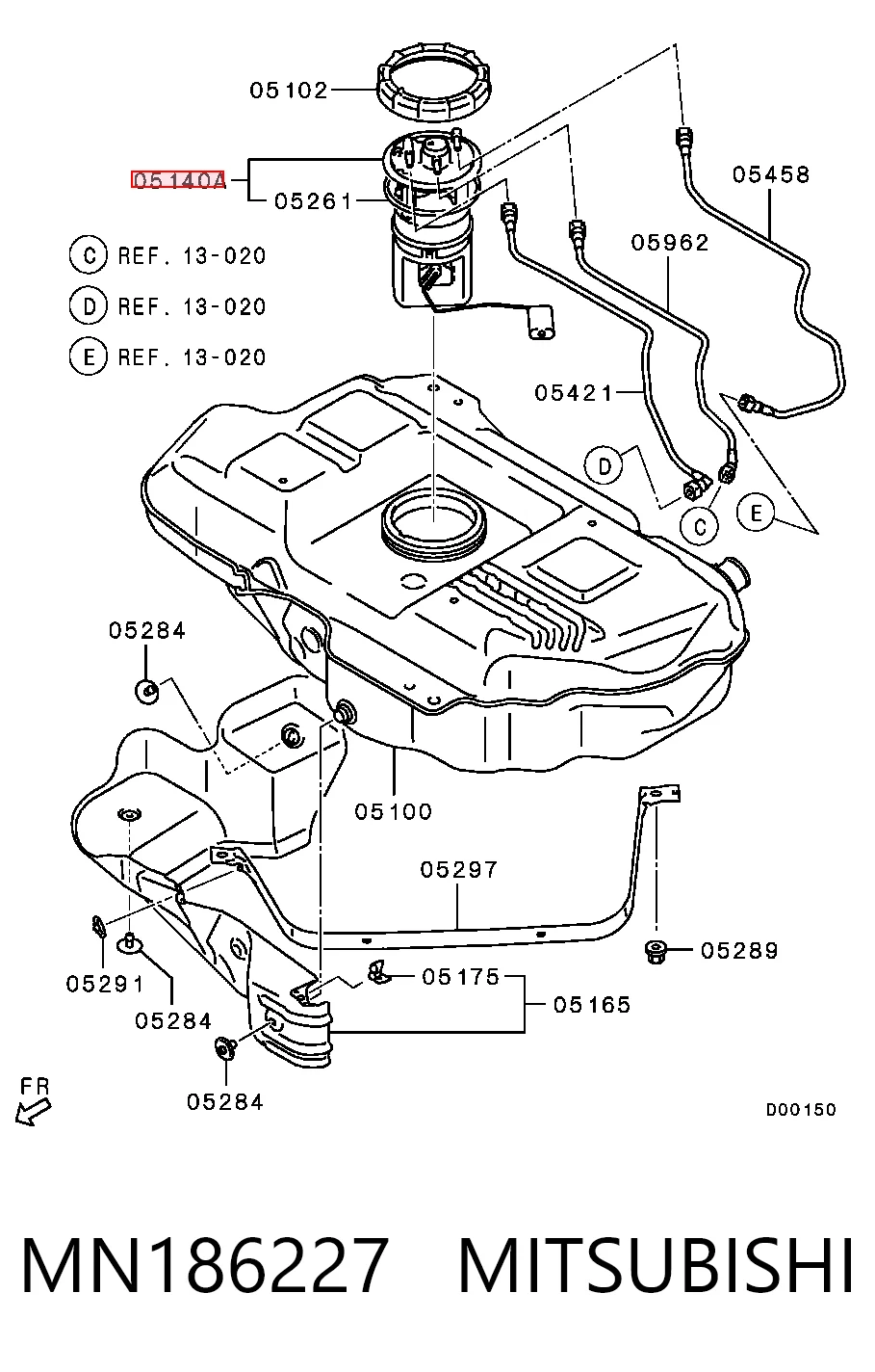 313011313244 Magneti Marelli Электробензонасос