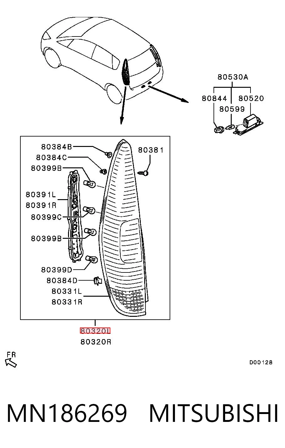 Фонарь задний левый ZMB191002L Signeda