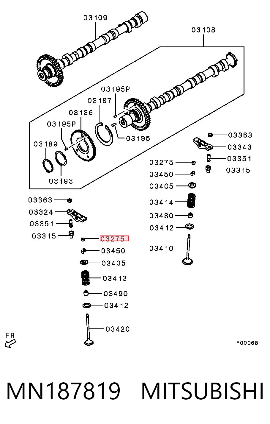 Гидрокомпенсатор на Mitsubishi L 200 IV KA, KB