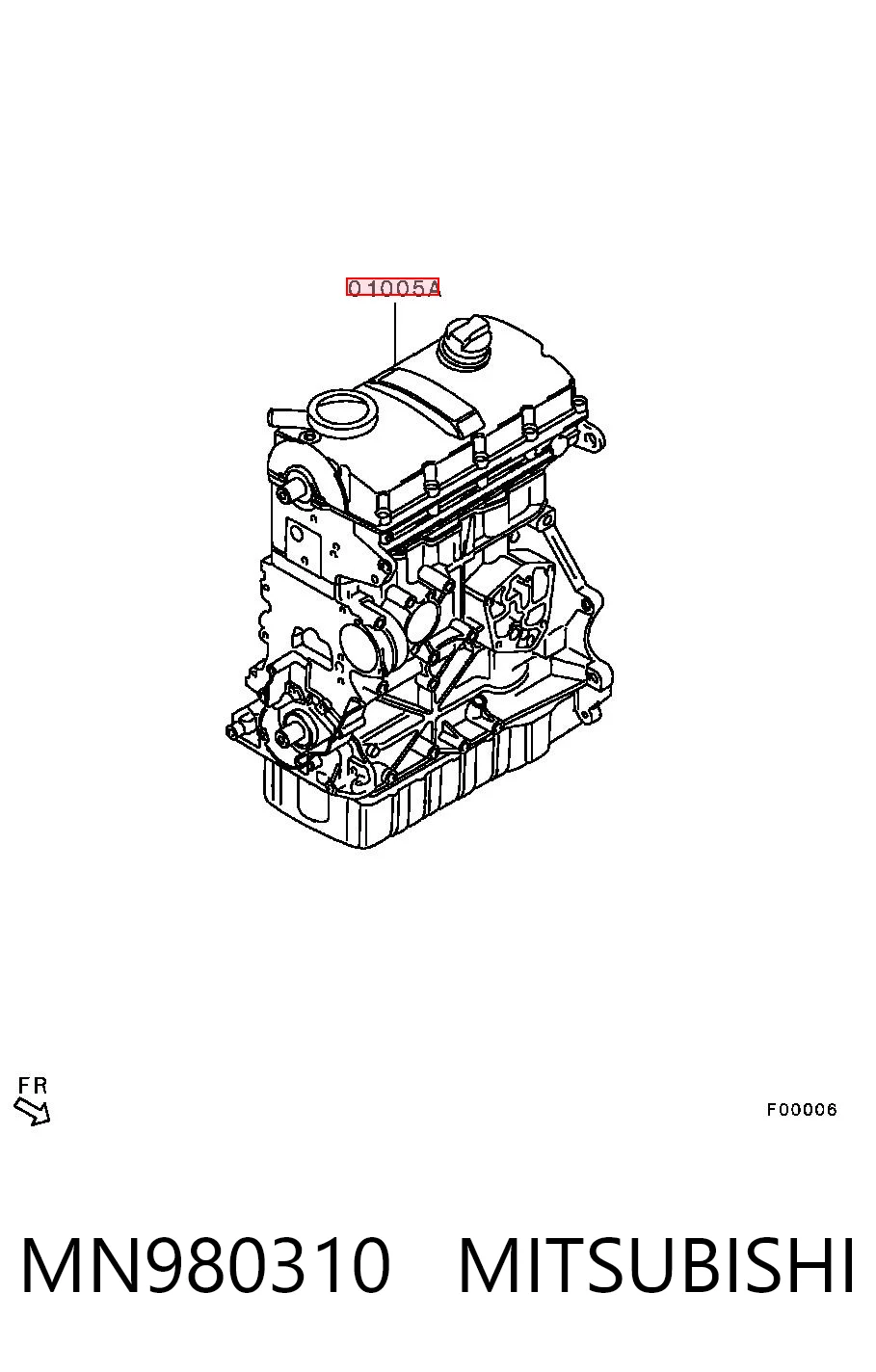 Мотор в сборе на Mitsubishi Grandis  NAW