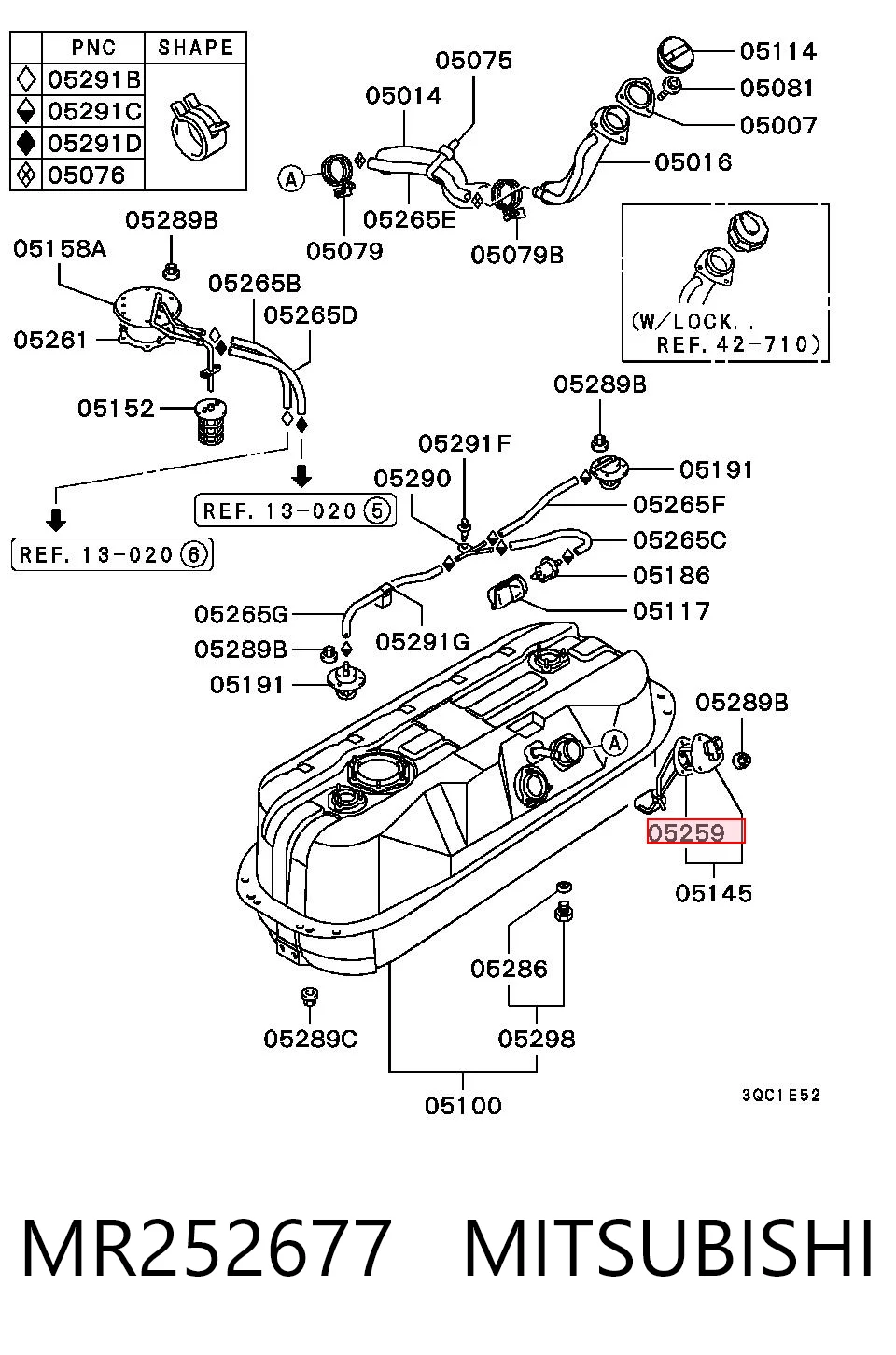 MR252677 Mitsubishi