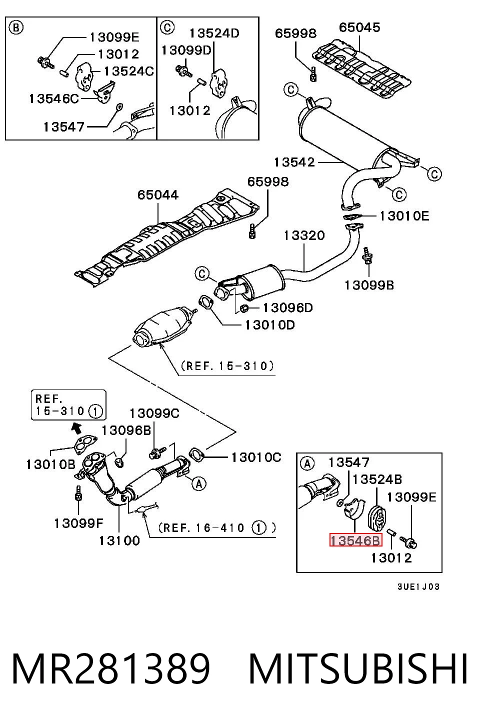 MR281389 Mitsubishi