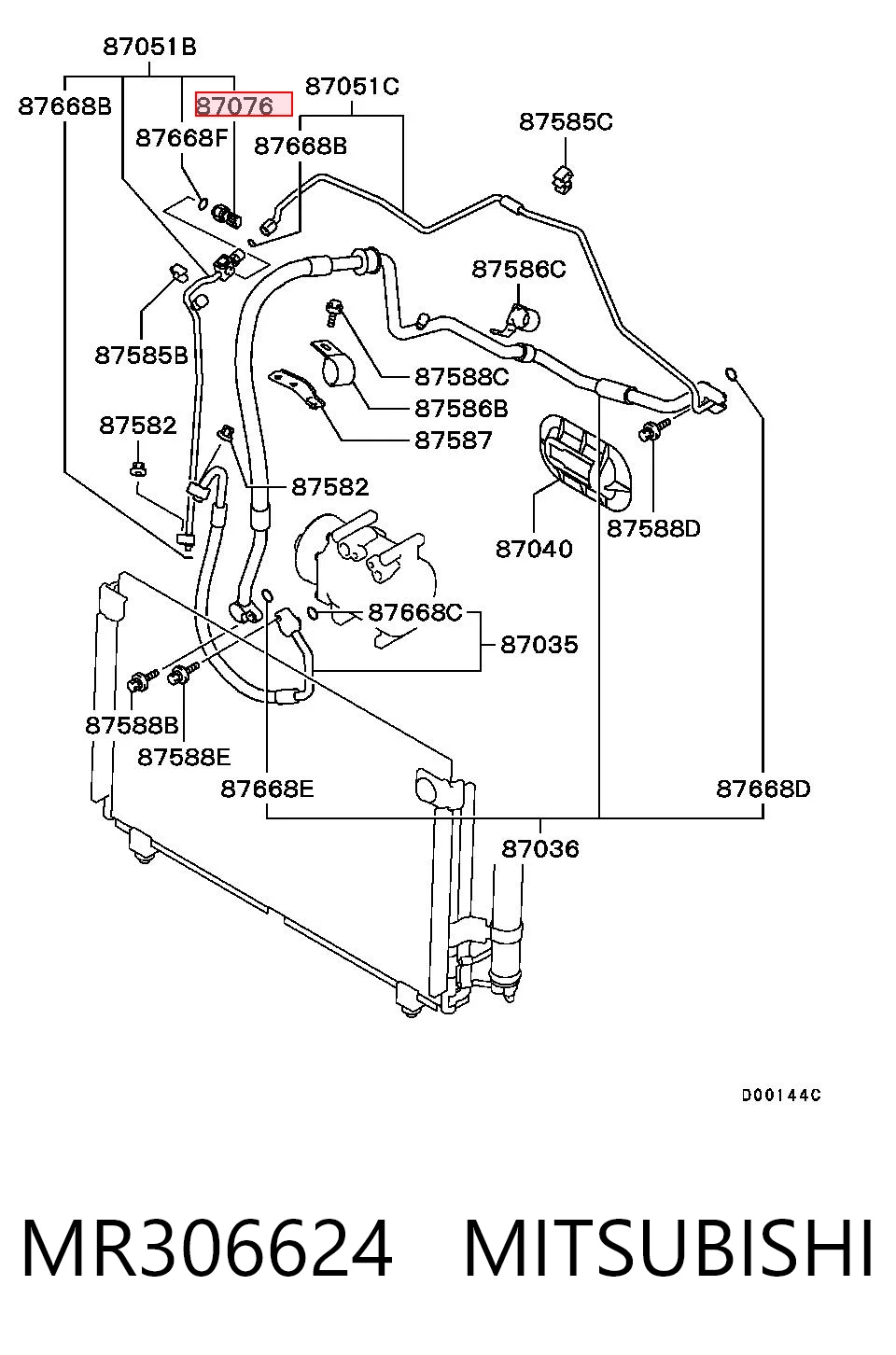 RPMR306627 RoerS-Parts Клапан давления кондиционера