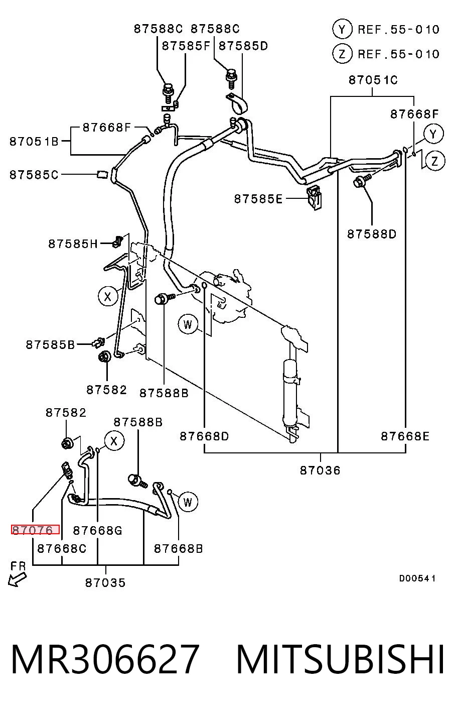 Купить RPMR306627 RoerS-Parts Датчик-клапан кондиционера