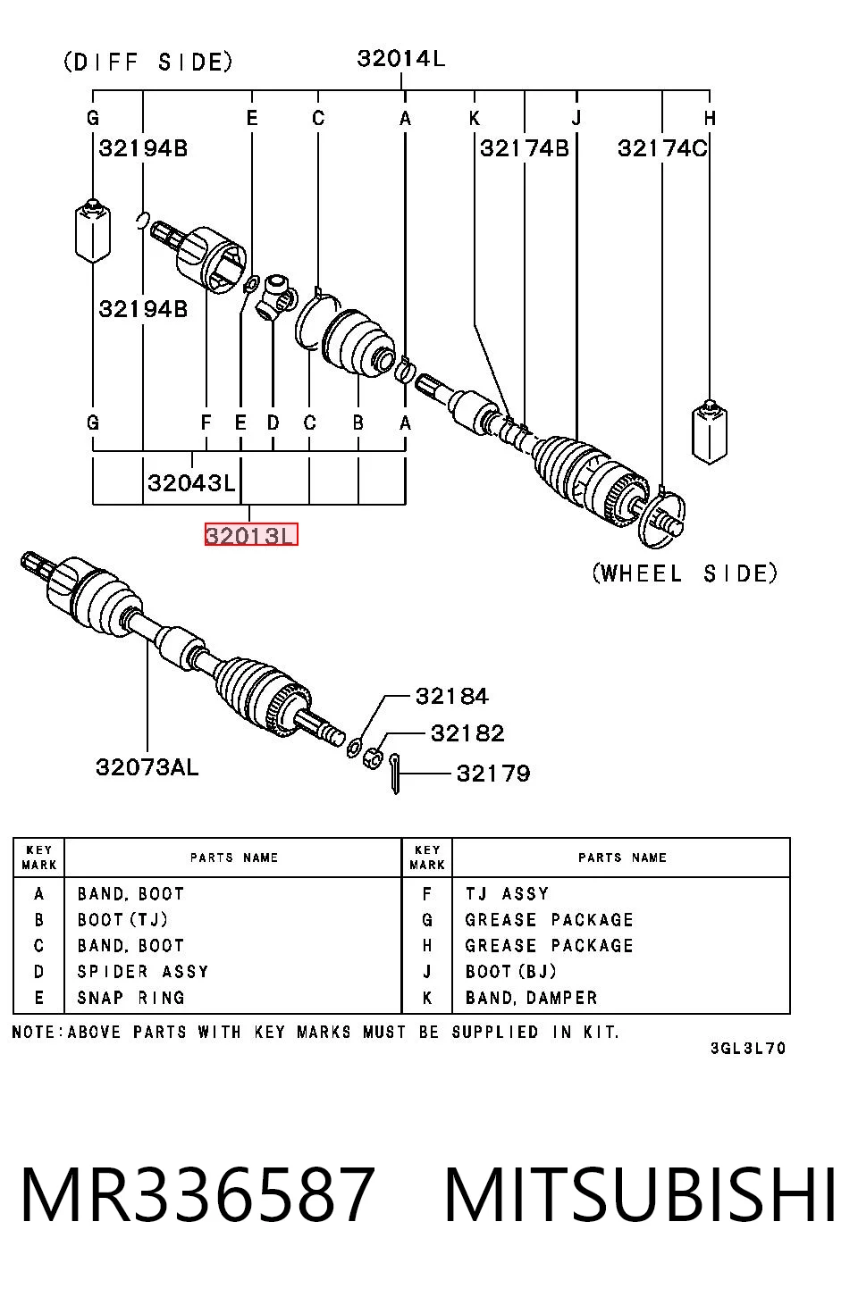 0022985 GKN-Spidan Пыльник ШРУСа передней полуоси внутренний