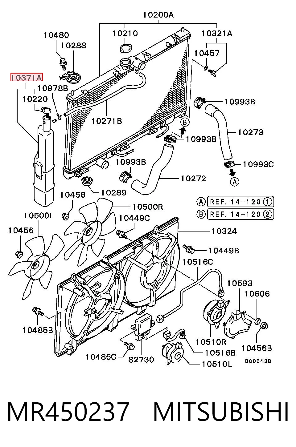 Бачок системы охлаждения двигателя расширительный Mitsubishi Lancer IX седан (CSA) (2003 - 2008) цена, от 8.74 USD