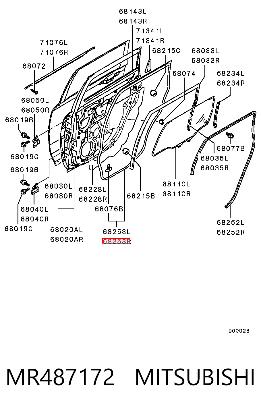 MR487172 Chrysler 