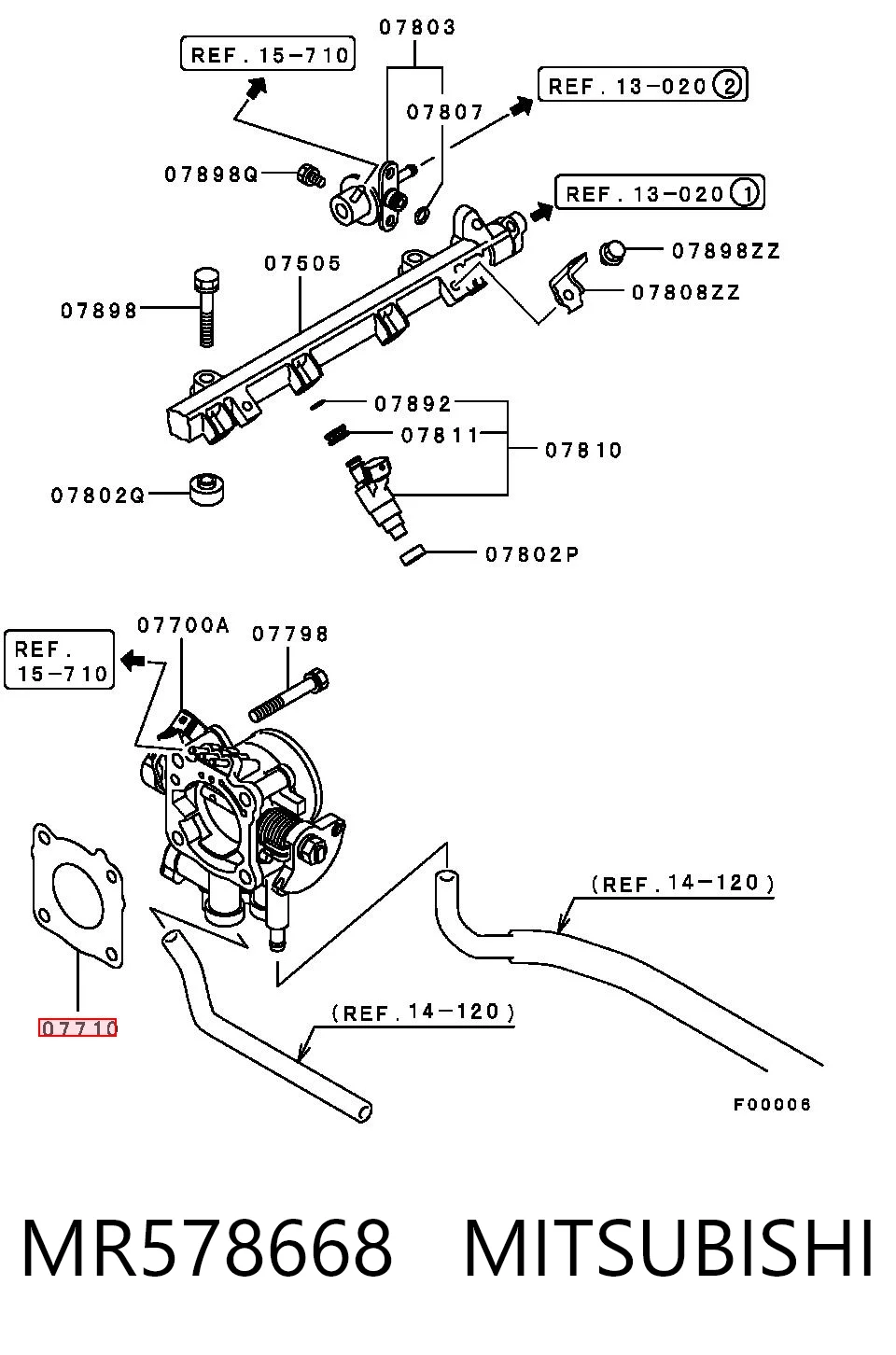 MR578668 Mitsubishi