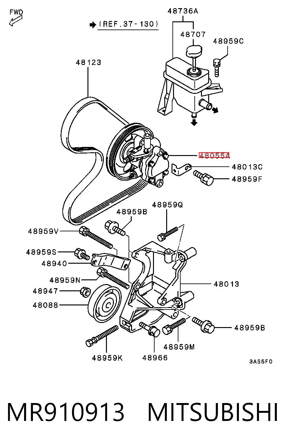 Купить P1306 Motorherz Насос рулевого управления