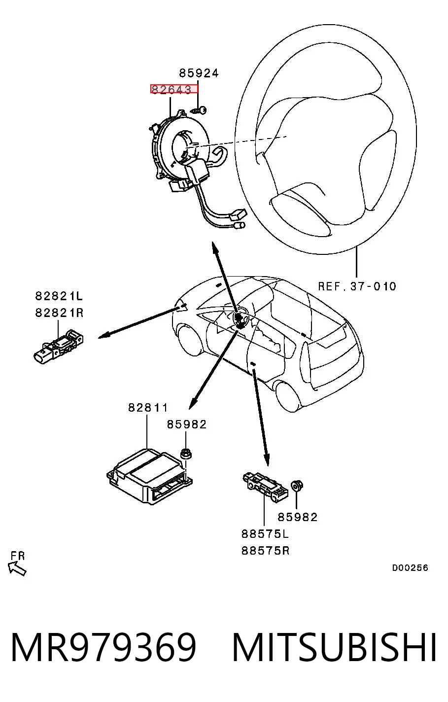 Шлейф руля RPMR979369 RoerS-Parts
