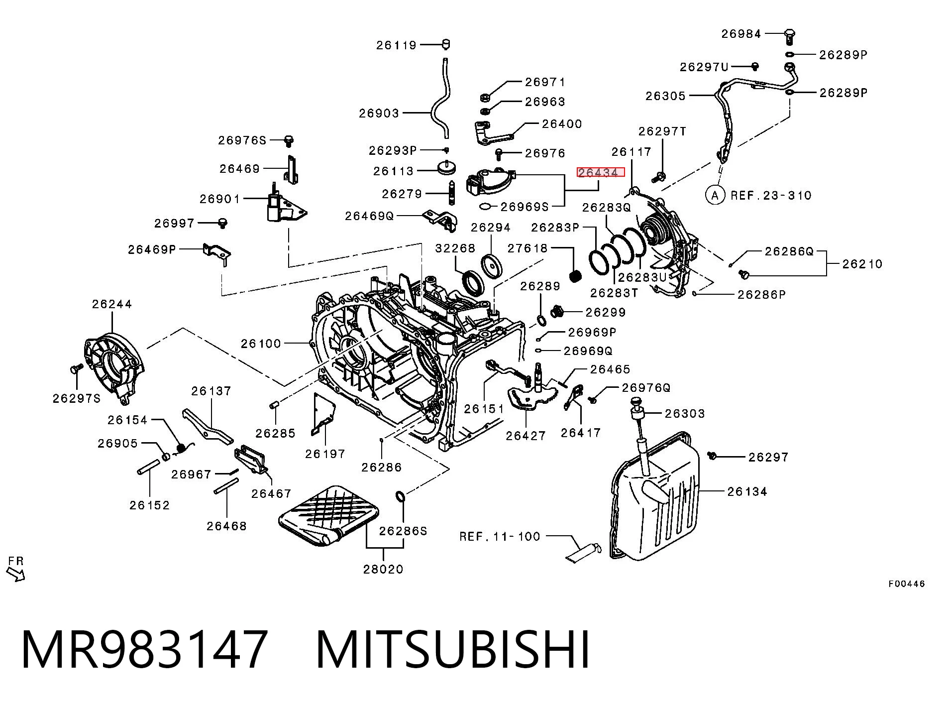 Купить STMR983147 SAT Датчик селектора АКПП