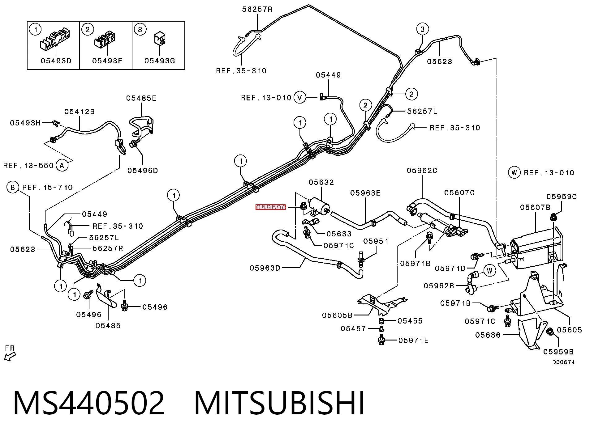 MU431012 Chrysler Болт (гайка) крепежа