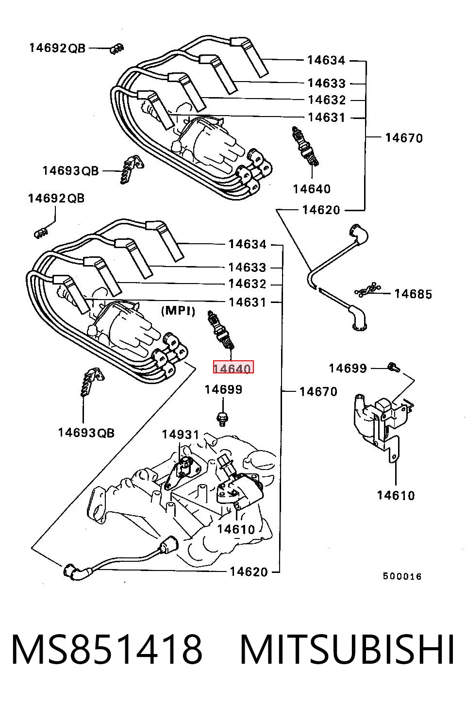 Свеча Magneti Marelli SNA70048