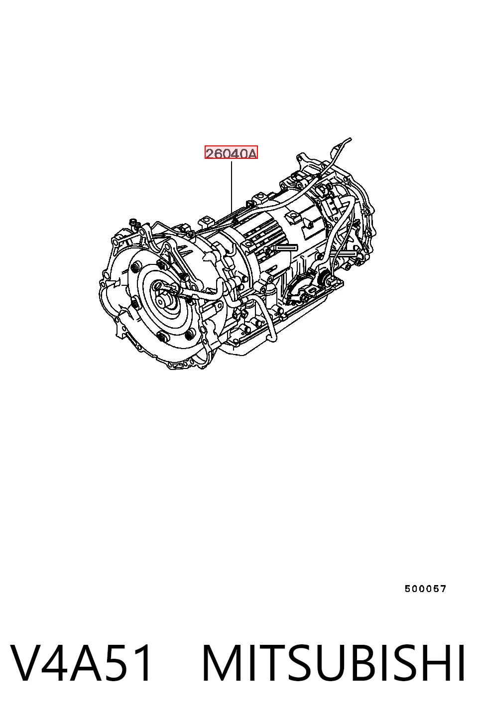 Коробка передач автомат Mitsubishi Pajero SPORT I внедорожник (K90) (1996 - 2009) цена, от 1477.26 USD