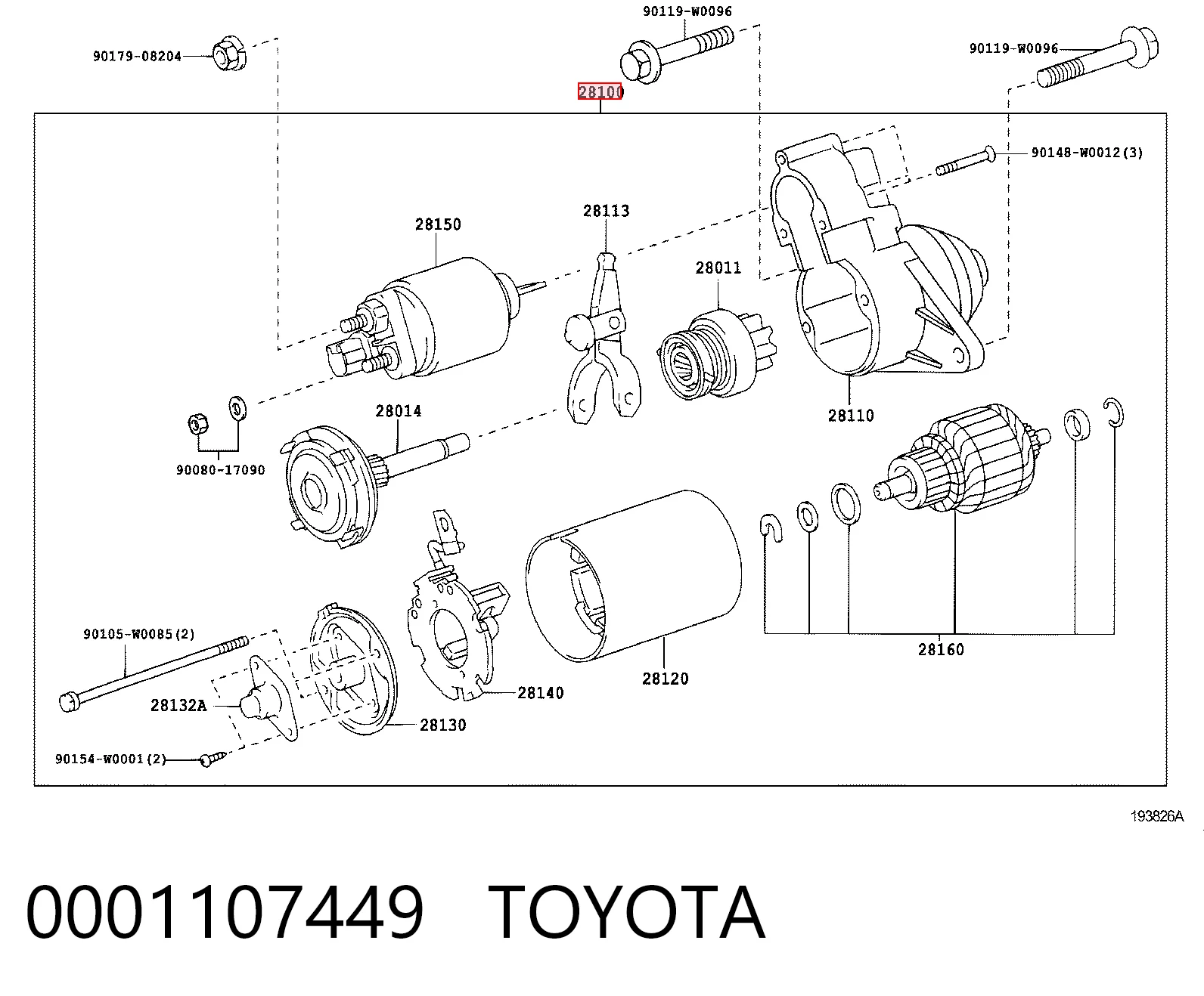 Стартер Toyota Avensis III седан (T27) (2008 - 2018) цена, от 39.55 USD