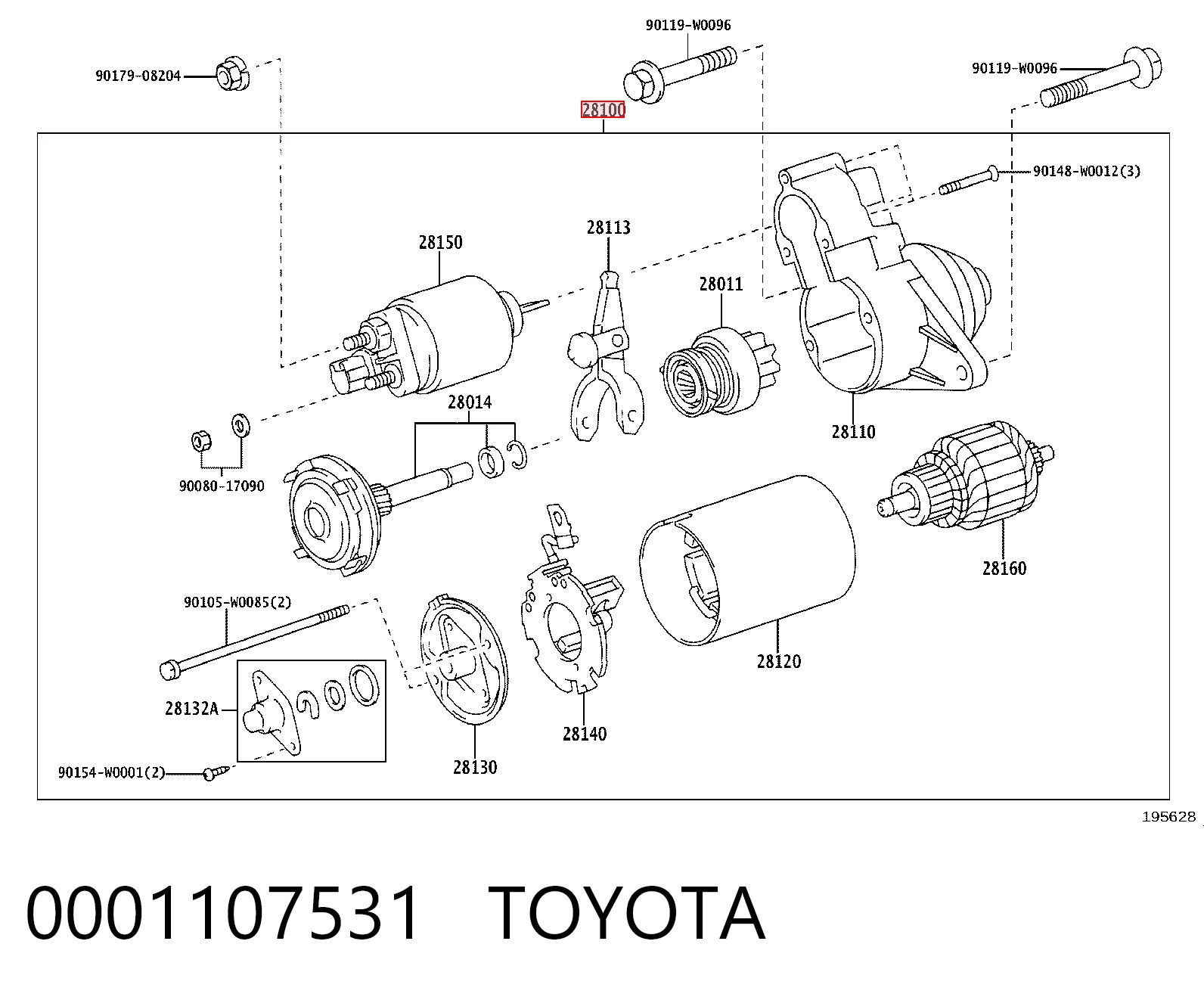 Купить Стартер Тойота Авенсис III T27