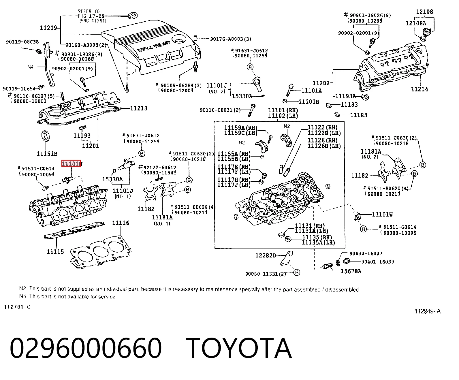 0296000660 Toyota Датчик распределительного вала