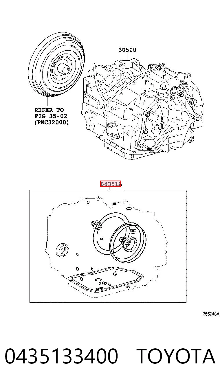 0435133400 Toyota
