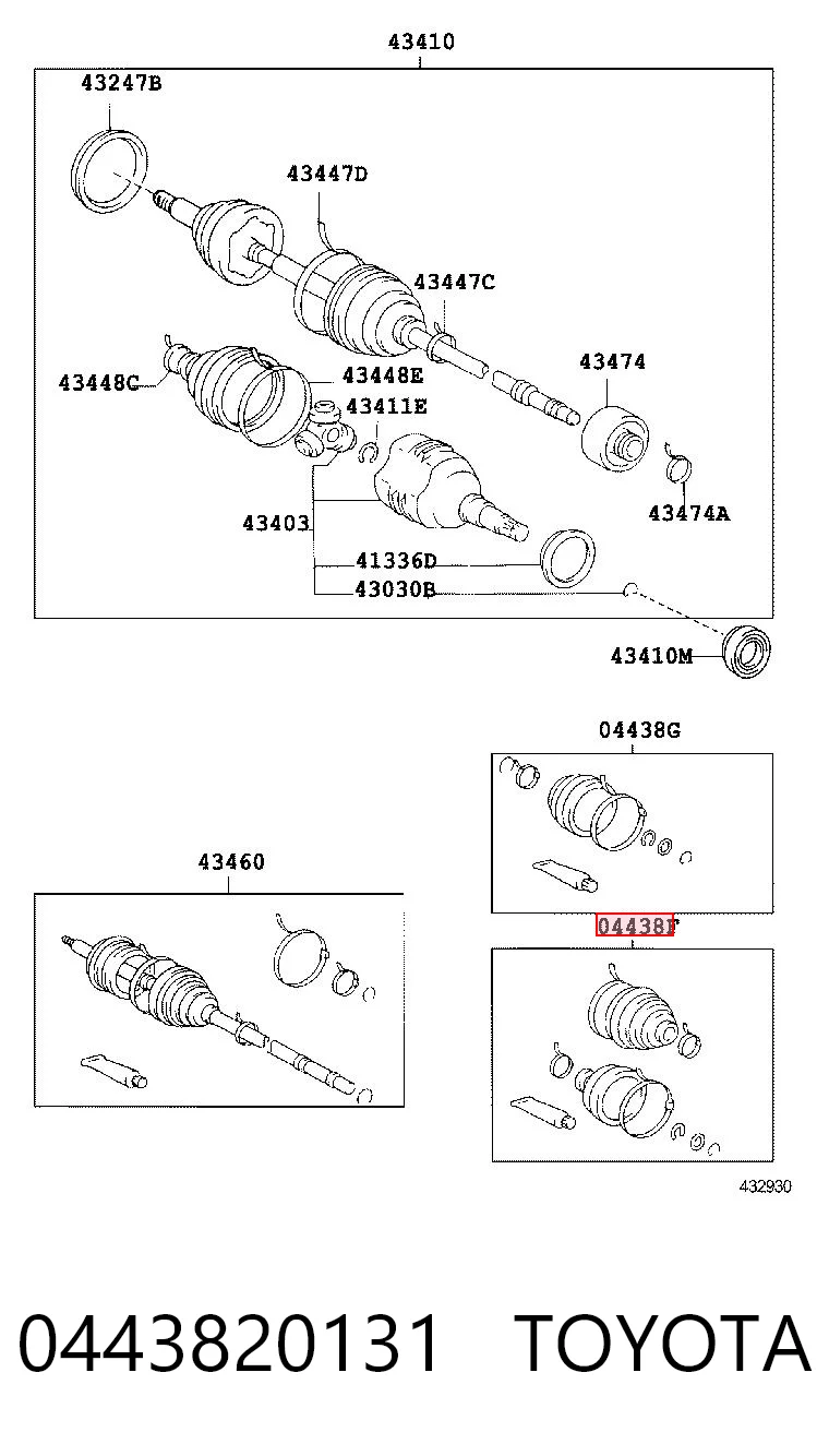 Пыльники ШРУСов передней полуоси, комплект DAC TY0259 цена, от 10.53 USD