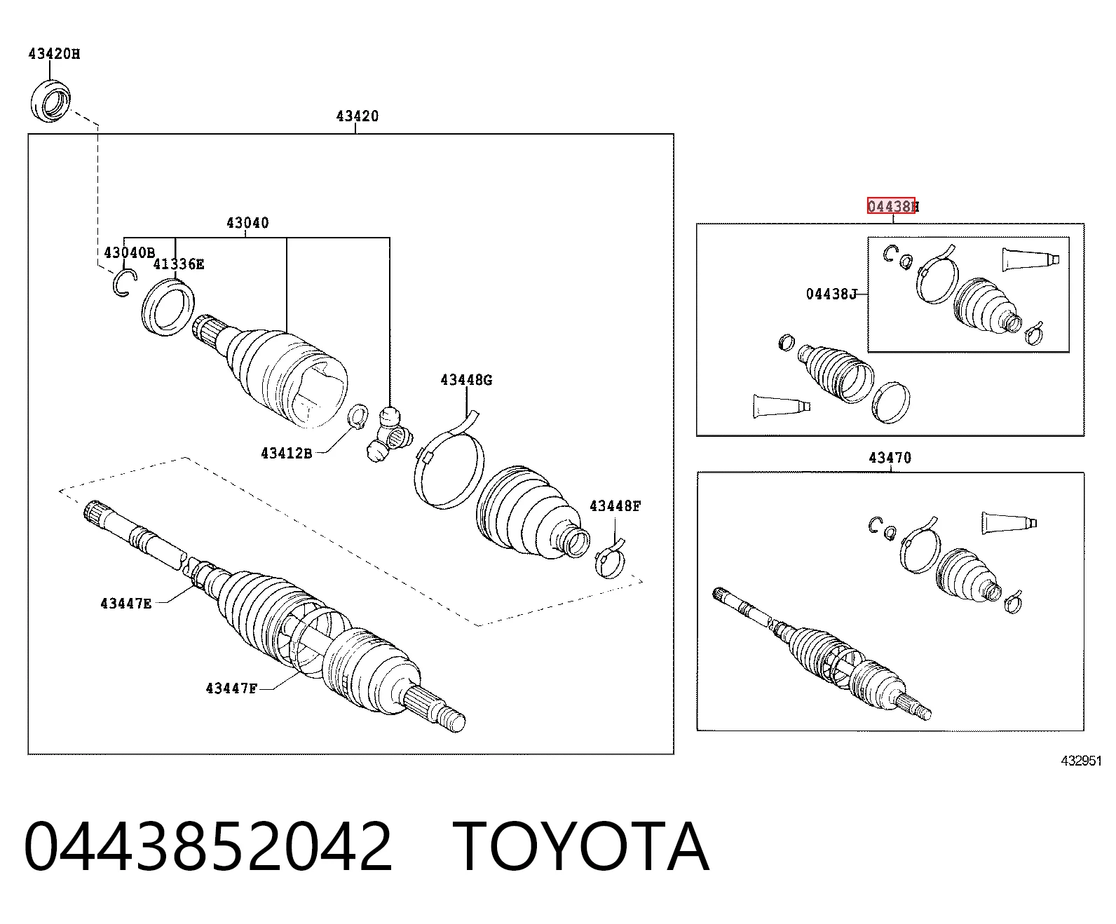 Пыльники ШРУСов передней полуоси, комплект DAC TY0391 цена, от 9.40 USD