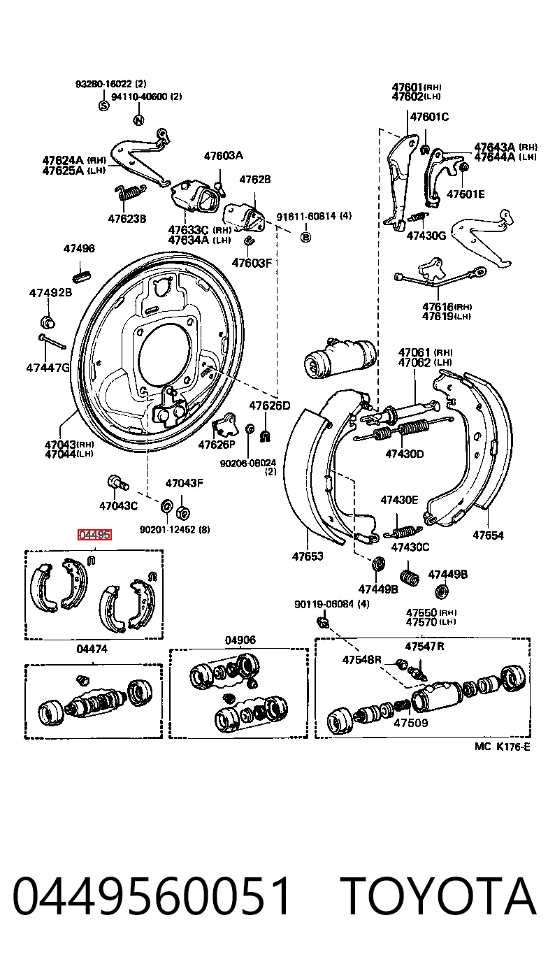 0449560051 Toyota