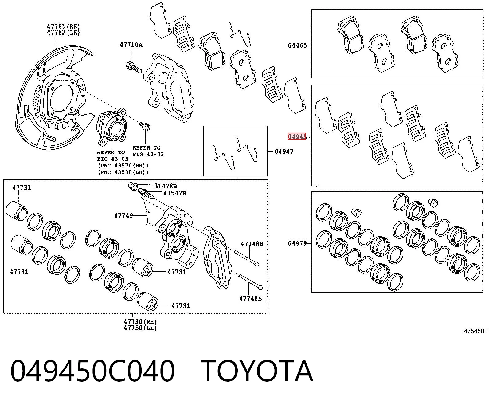 049450C040 Toyota 