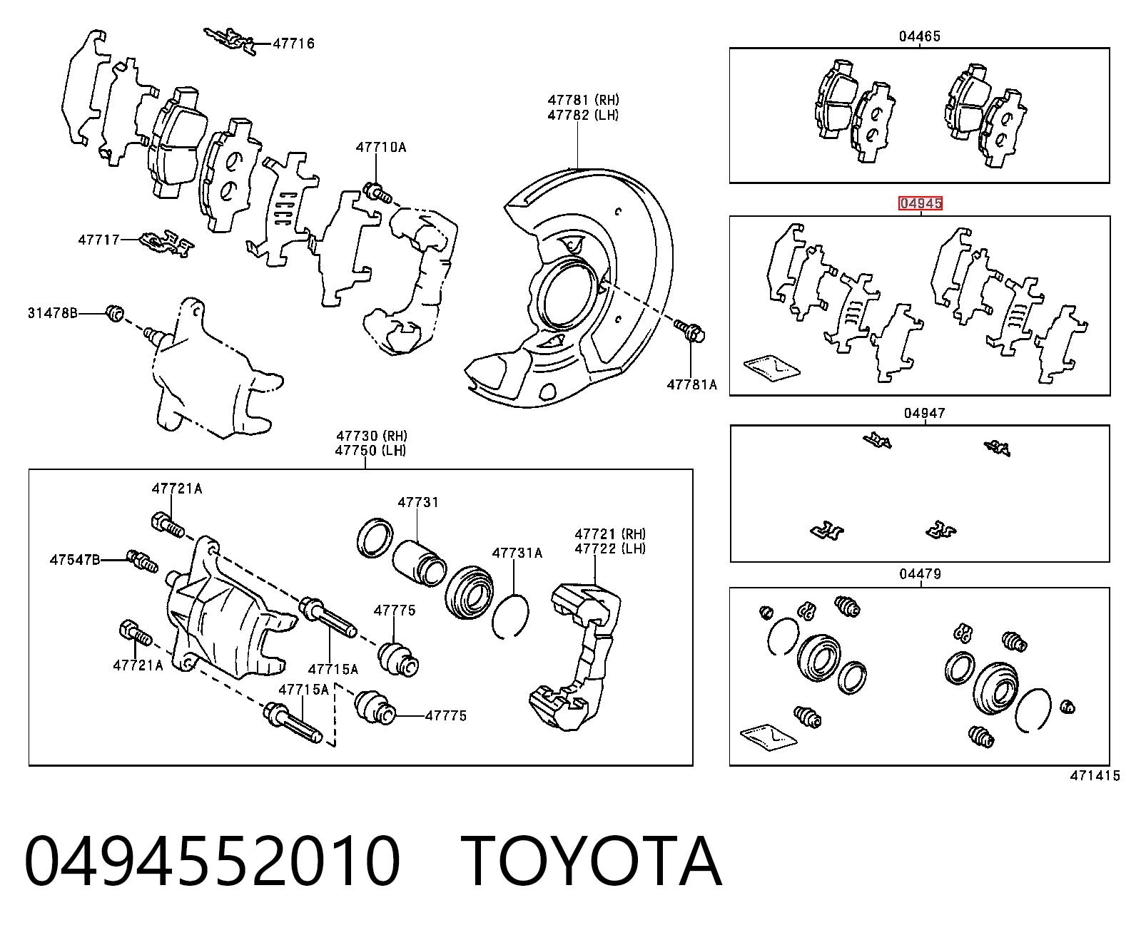 0494552010 Toyota