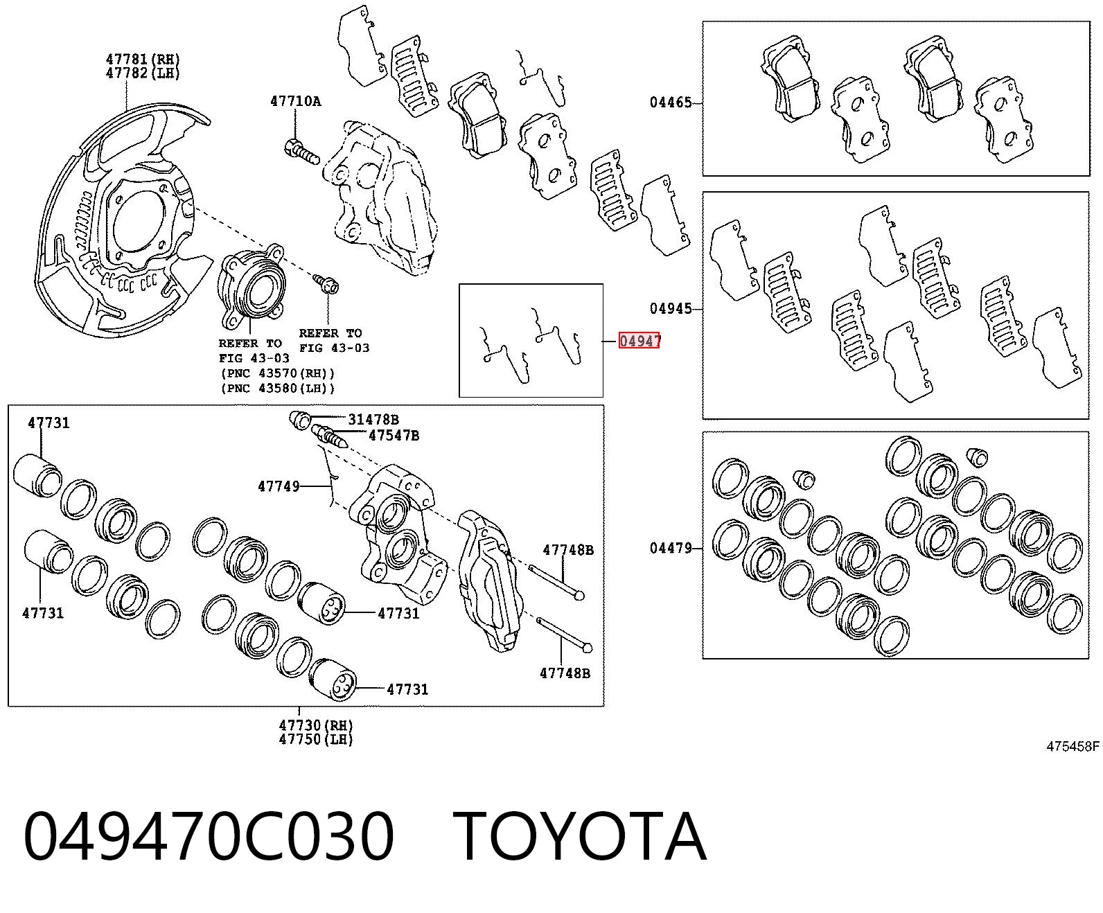 049470C030 Toyota 