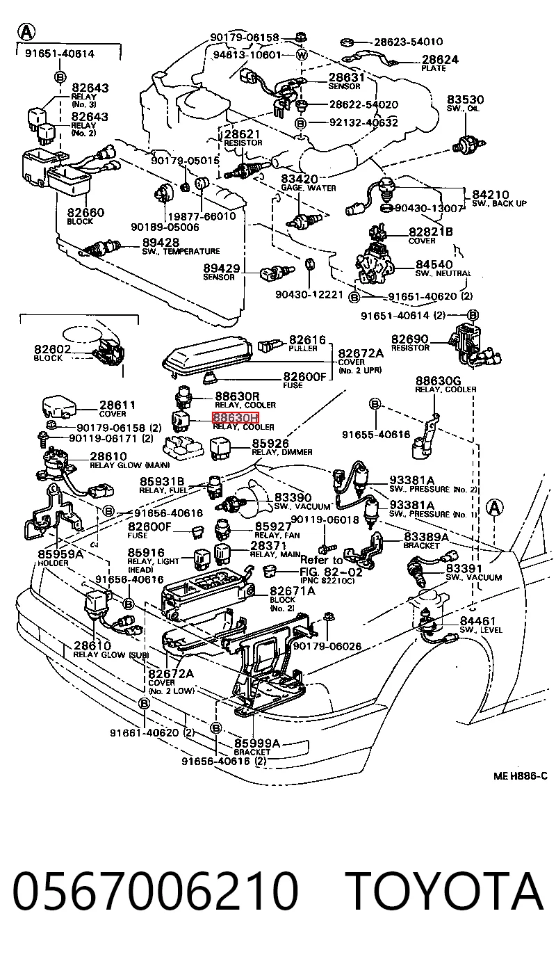 0567006210 Toyota 