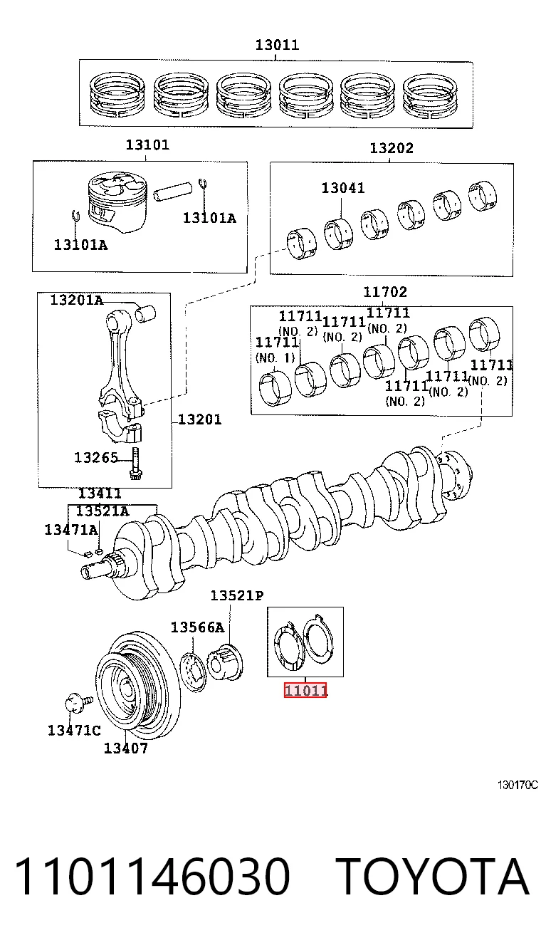 1101146030 Toyota 