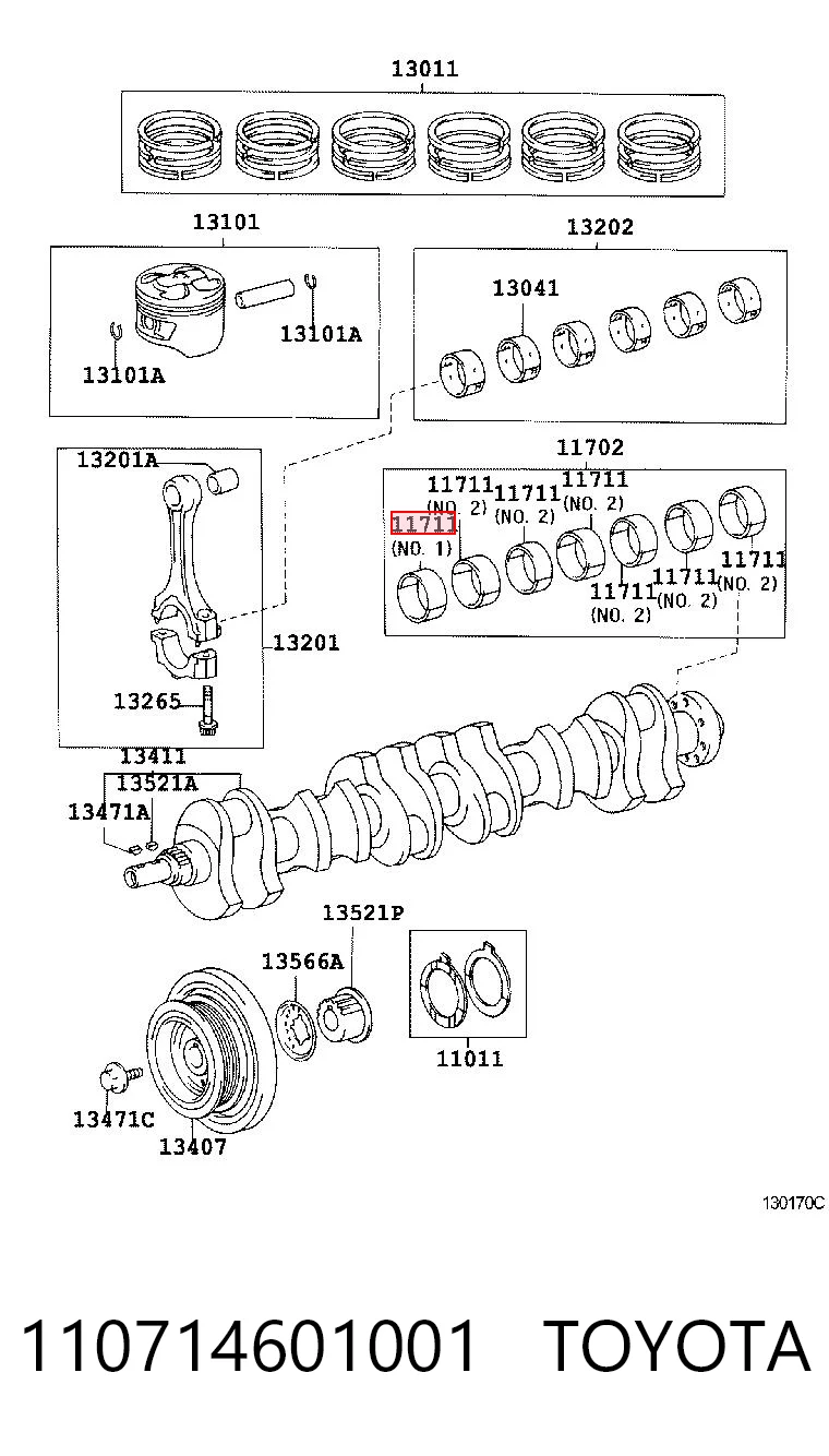 110714601001 Toyota 