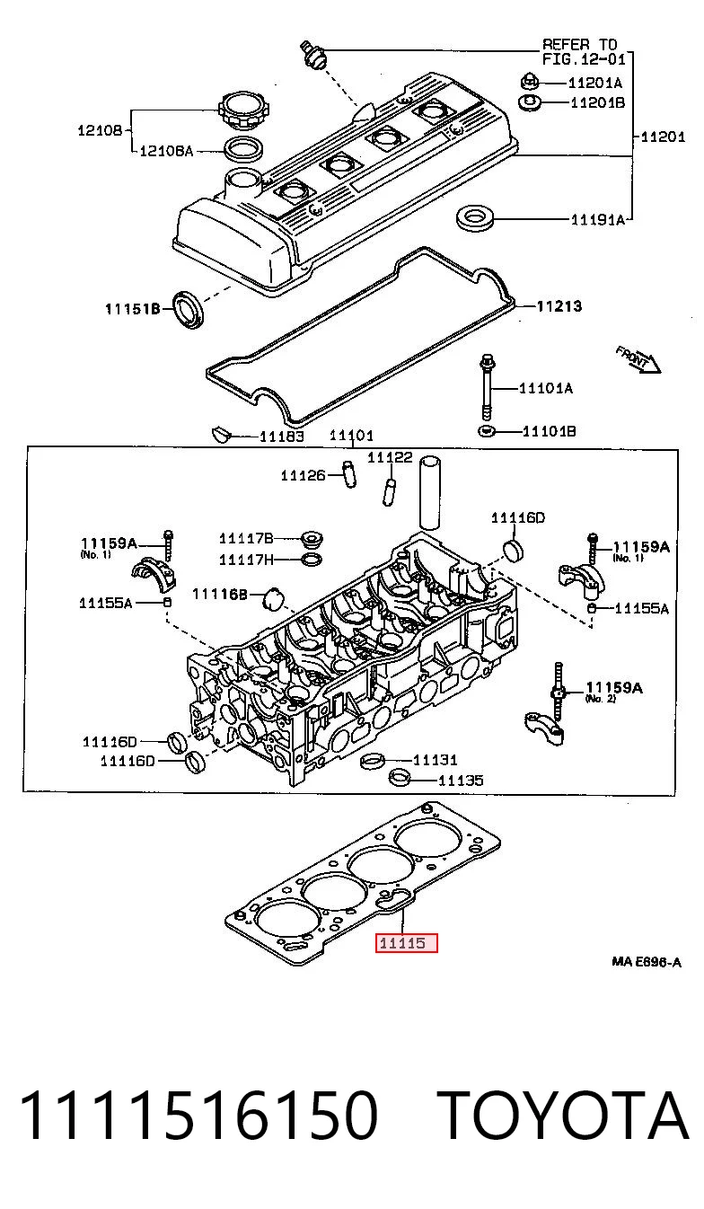 Прокладка ГБЦ Eristic EG016 цена, от 19.02 USD
