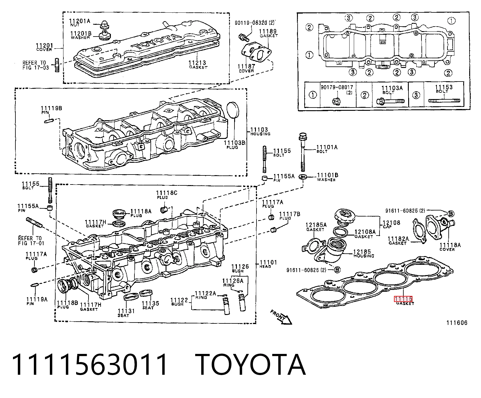 NMR1177 NIPPON MOTORS Прокладка головки блока