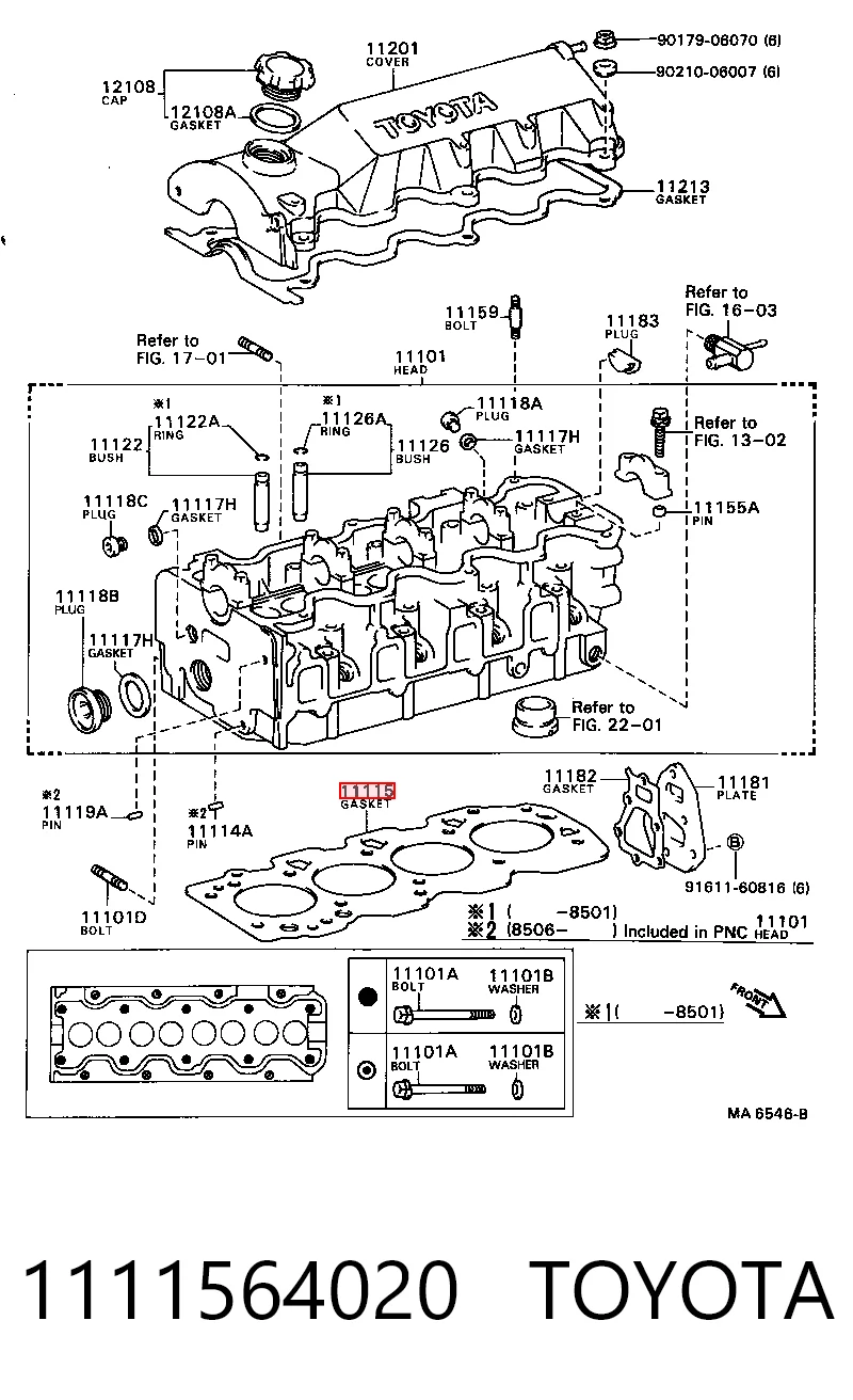 NMC1901 NIPPON MOTORS Прокладка головки блока