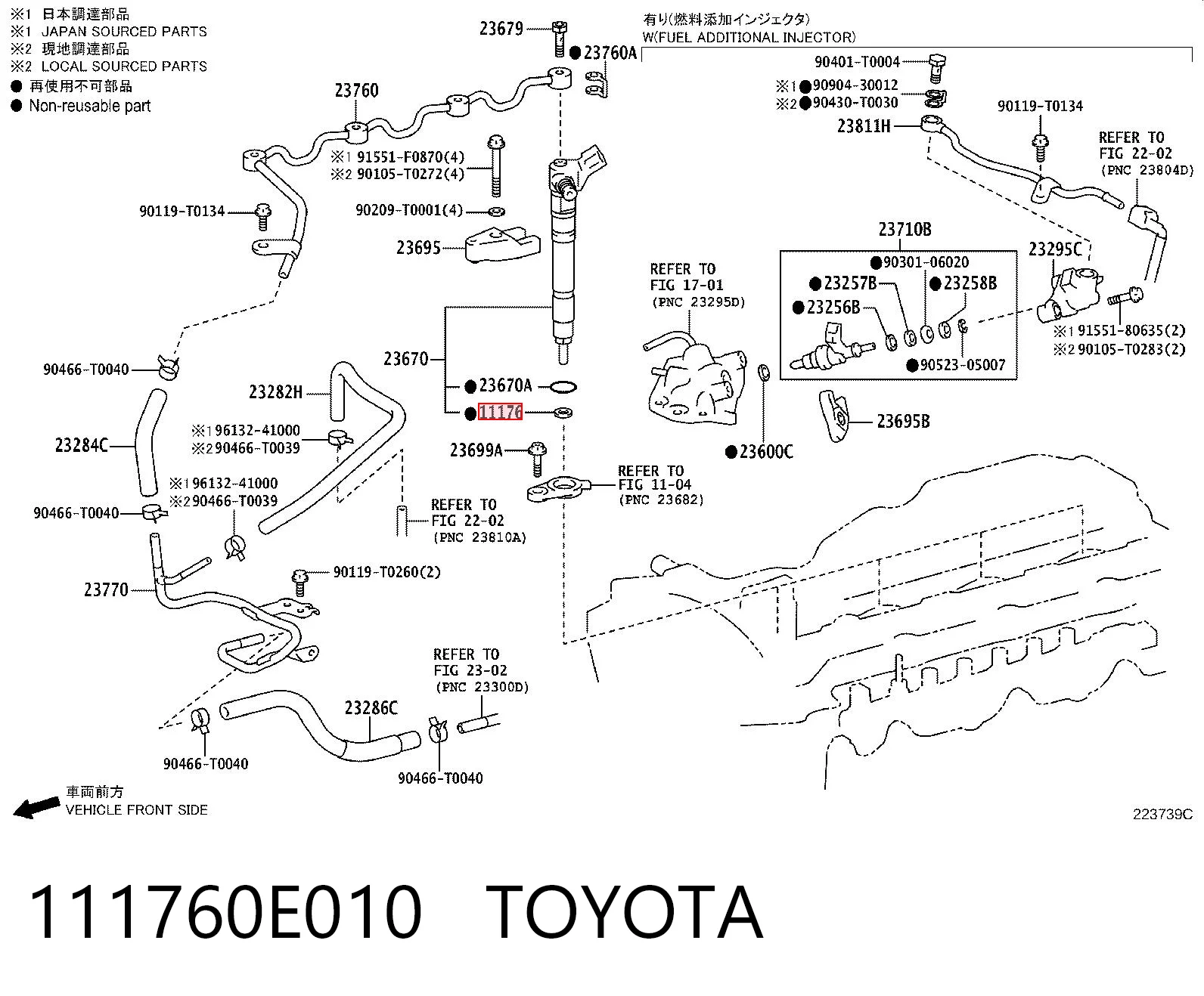 111760E010 Toyota 