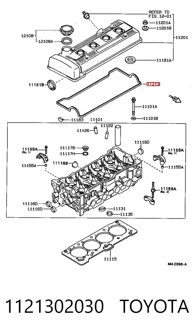 Прокладка клапанной крышки JC13146 Stone