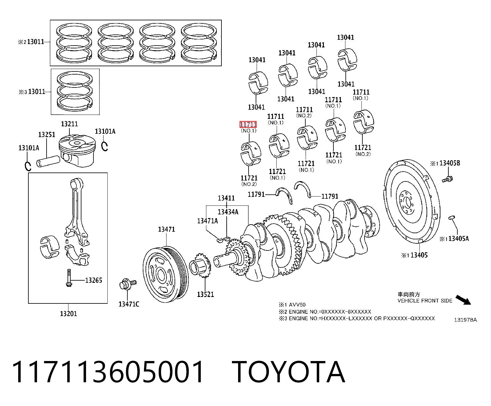 117113605001 Toyota 