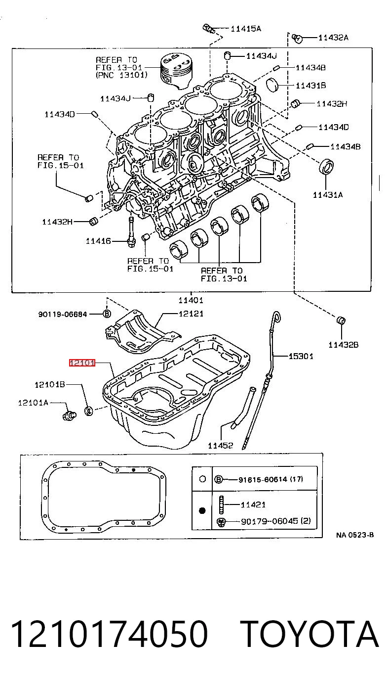 Масляный поддон двигателя Toyota Camry II седан (V2) (1986 - 1991) цена, от 50.85 USD