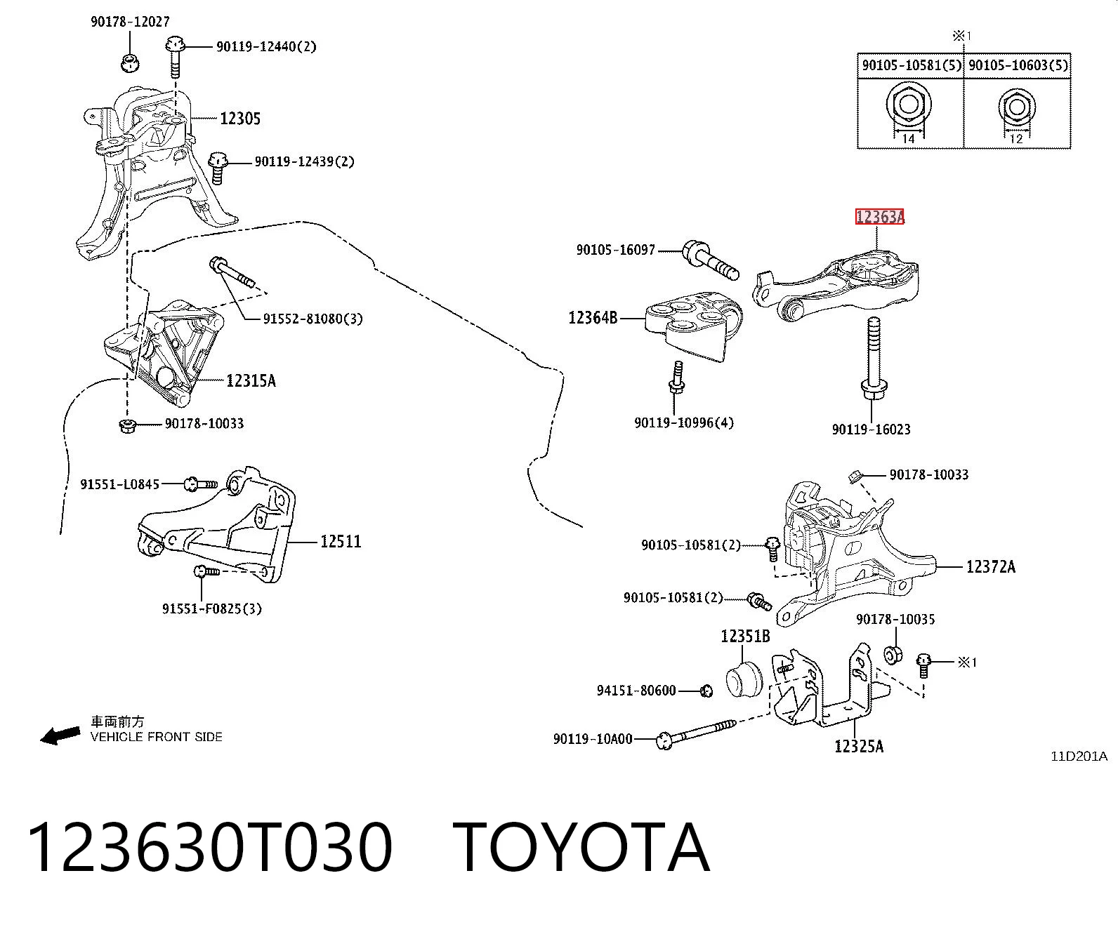 123630T030 Toyota 