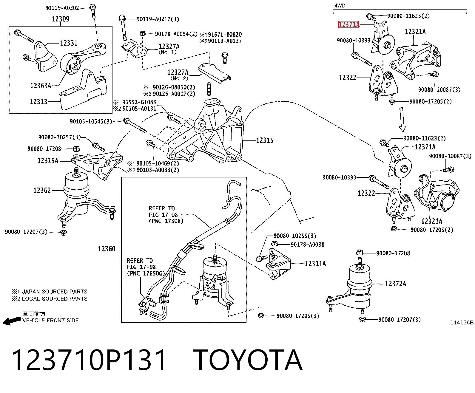 123710P131 Toyota 