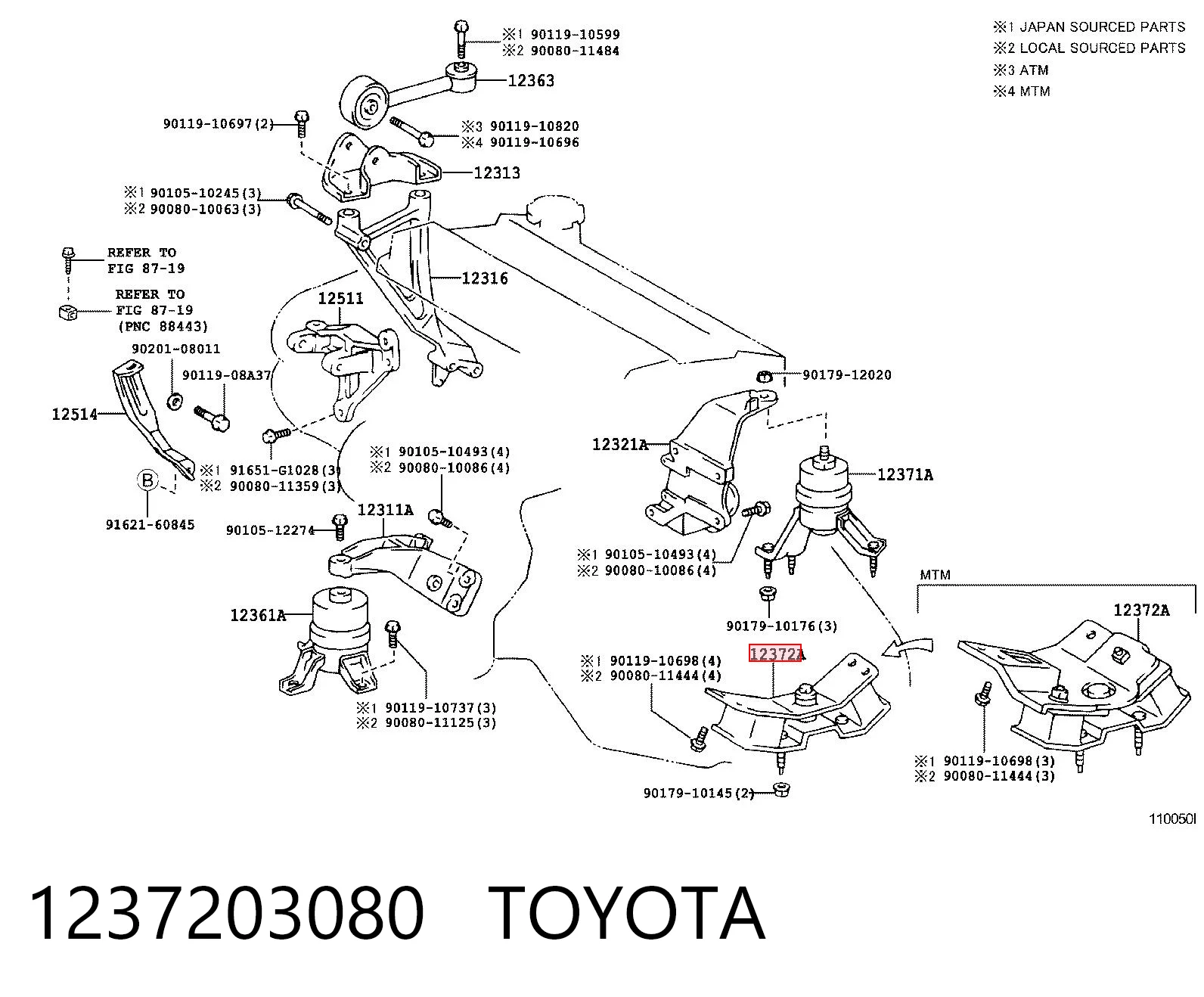 Гидроопора двигателя левая NIPPON MOTORS NMS1450 цена, от 26.14 USD