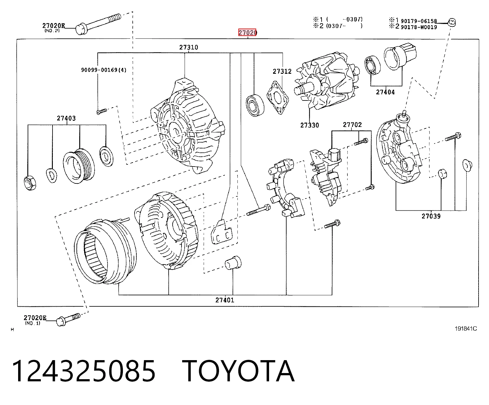 Купить Генератор Тойота Камри V V30