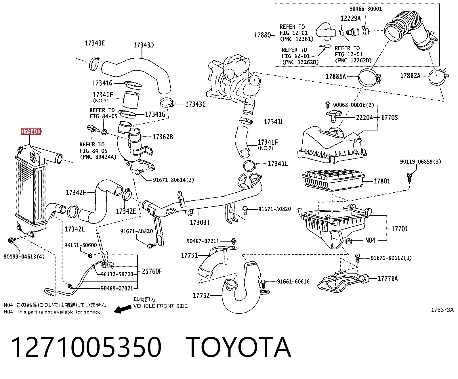 Система охлаждения наддувочного воздуха Toyota Auris UKP хэтчбек (E15) (2007 - 2013) цена, от 115.24 USD