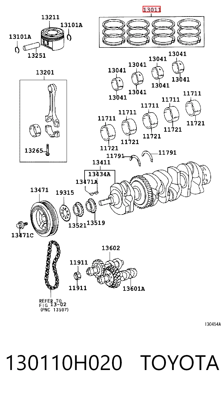 359673FSTD TPR Комплект поршневых колец, STD