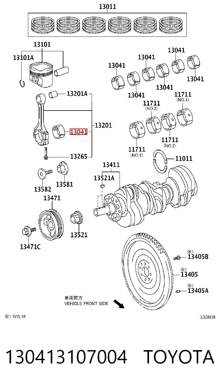 130413107004 Toyota 