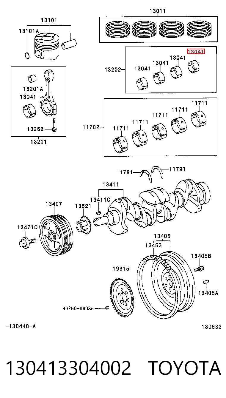 130413304002 Toyota