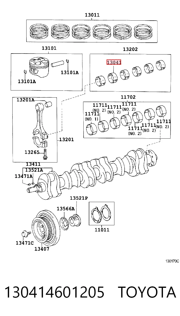 130414601205 Toyota