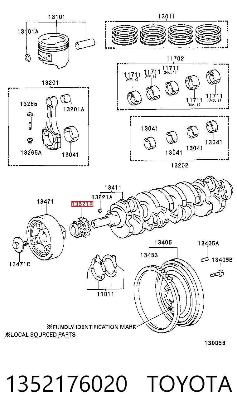 Успокоитель цепи ГРМ NIPPON MOTORS 1352175010 цена, от 19.38 USD